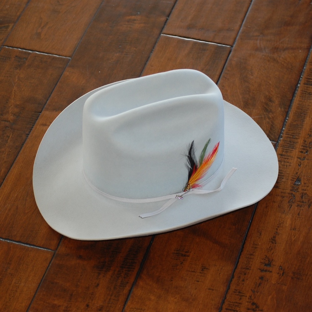 Stetson Grey Felt Cowboy Hat